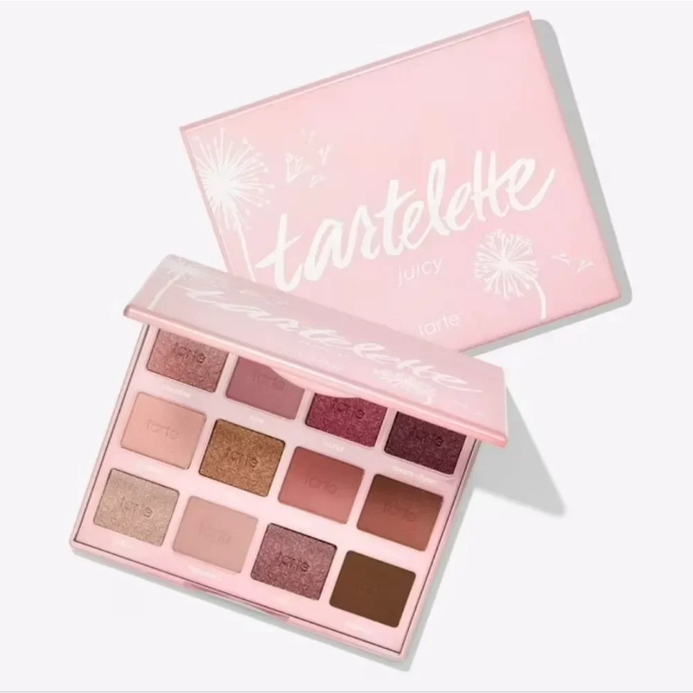 Tarte Tartelette Juicy Amazonian Clay Eyeshadow Palette 12 Shade Pink Neutral